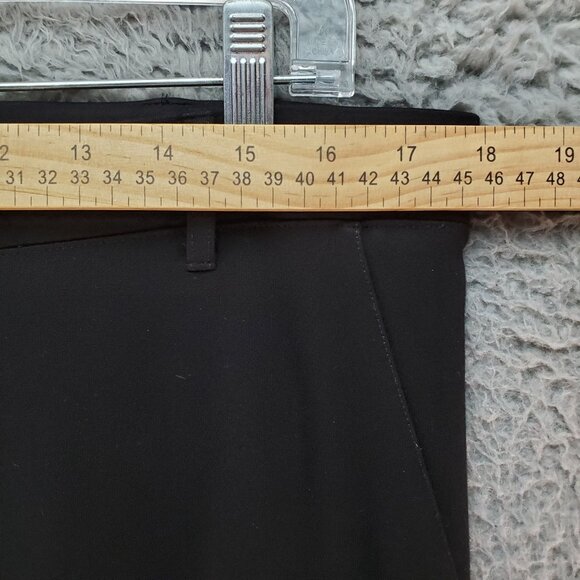 Betabrand Pants Womens XL Petite Black Wide-Leg Stretch Dress Pants Trousers - Picture 4 of 8